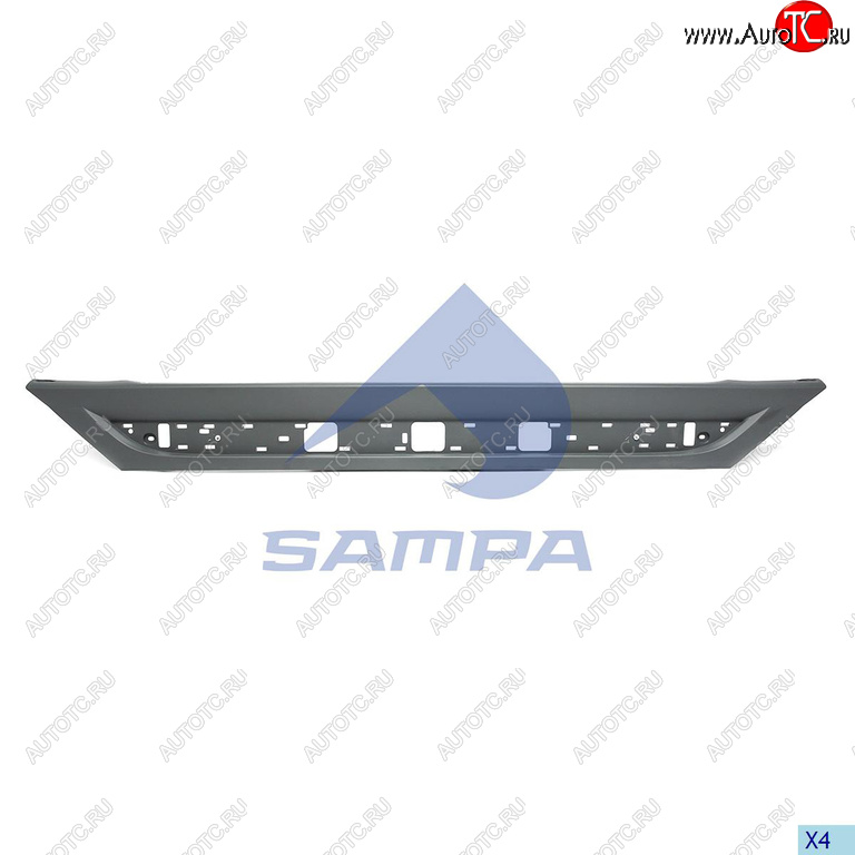 1 329 р. Спойлер бампера MERCEDES Actros MP3 переднего центральный (узкий) SAMPA SAMPA 18100559  с доставкой в г. Майкоп