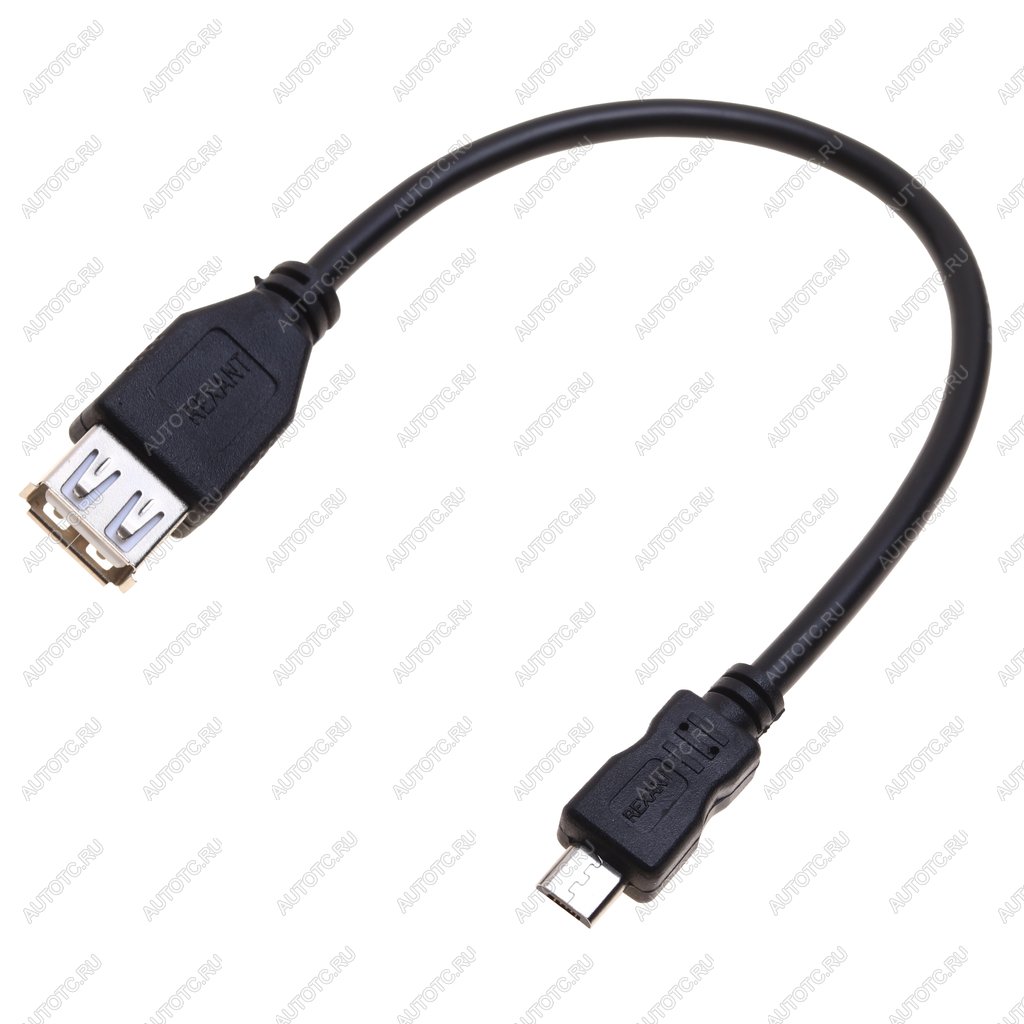 37 р. Кабель micro USB-USB (мама) 0.2м черный REXANT REXANT 18-1161-2  с доставкой в г. Майкоп