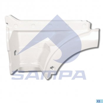 9 549 р. Панель MAN TGA TGX подножки ступени левой SAMPA SAMPA 18200042  с доставкой в г. Майкоп. Увеличить фотографию 1