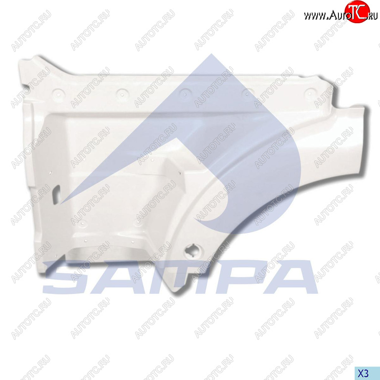 9 549 р. Панель MAN TGA TGX подножки ступени левой SAMPA SAMPA 18200042  с доставкой в г. Майкоп