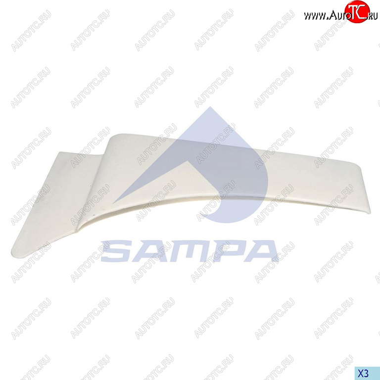 2 849 р. Накладка MAN крыла переднего левого SAMPA SAMPA 18200052  с доставкой в г. Майкоп