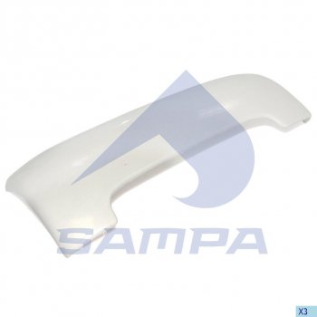 1 499 р. Дефлектор MAN TGA кабины правый угловой SAMPA SAMPA 18200081  с доставкой в г. Майкоп. Увеличить фотографию 1