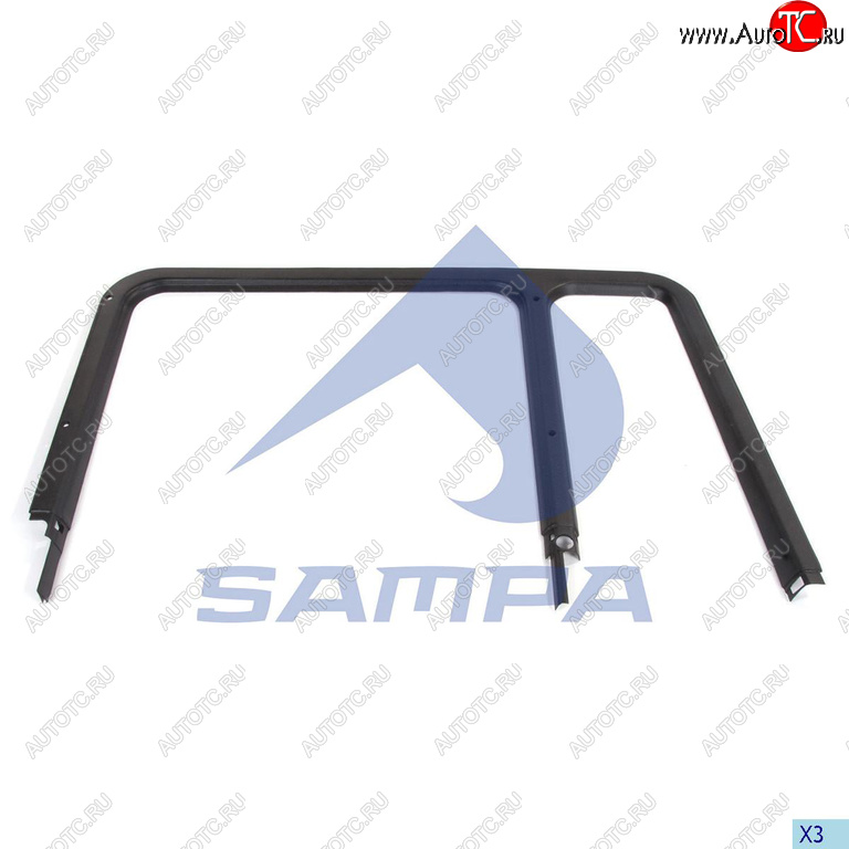 999 р. Рамка MAN стекла двери левой SAMPA SAMPA 18200174  с доставкой в г. Майкоп