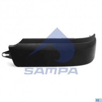 749 р. Панель MAN TGS угловая бампера правая нижняя SAMPA SAMPA 18200198  с доставкой в г. Майкоп. Увеличить фотографию 1