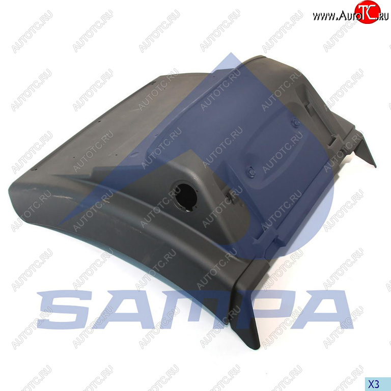 3 599 р. Крыло MAN TGX заднее левоеправое задняя часть SAMPA SAMPA 18200214  с доставкой в г. Майкоп