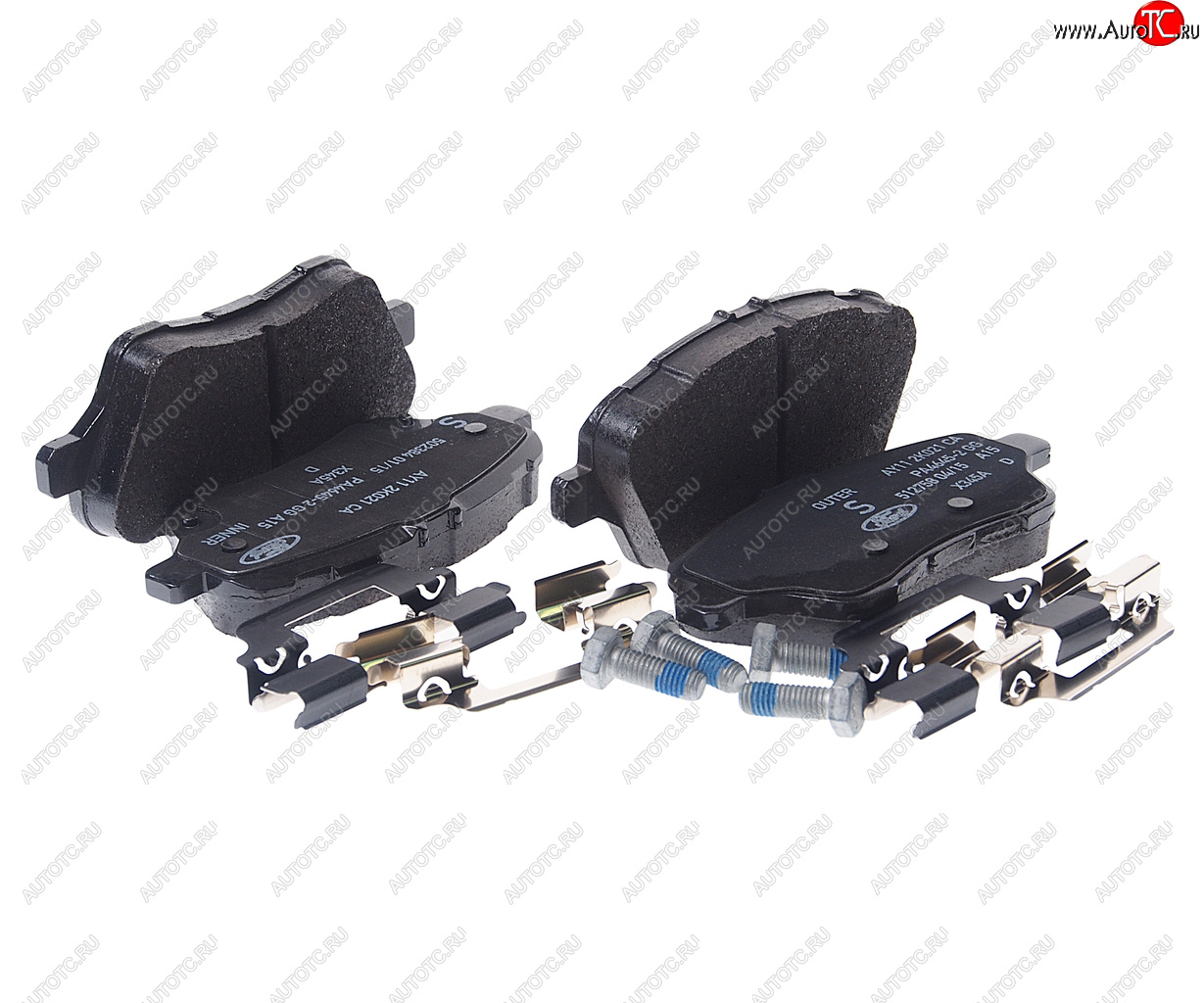 2 359 р. Колодки тормозные передние (4шт.) FORD Ford Fiesta 6 седан рестайлинг (2012-2019)  с доставкой в г. Майкоп