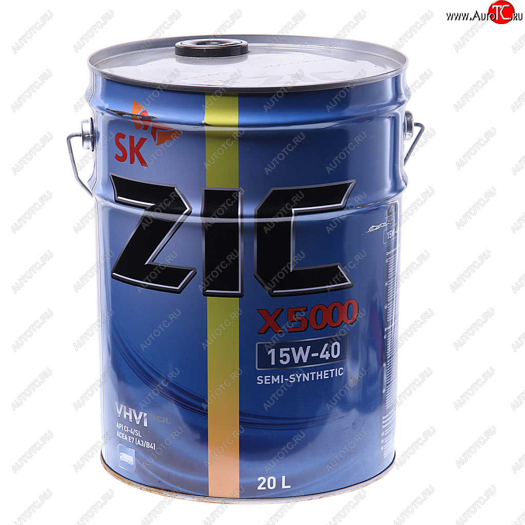 12 399 р. Масло дизельное X5000 CI-4SL E7E5E3 15W40 псинт.20л ZIC ZIC 192604  с доставкой в г. Майкоп