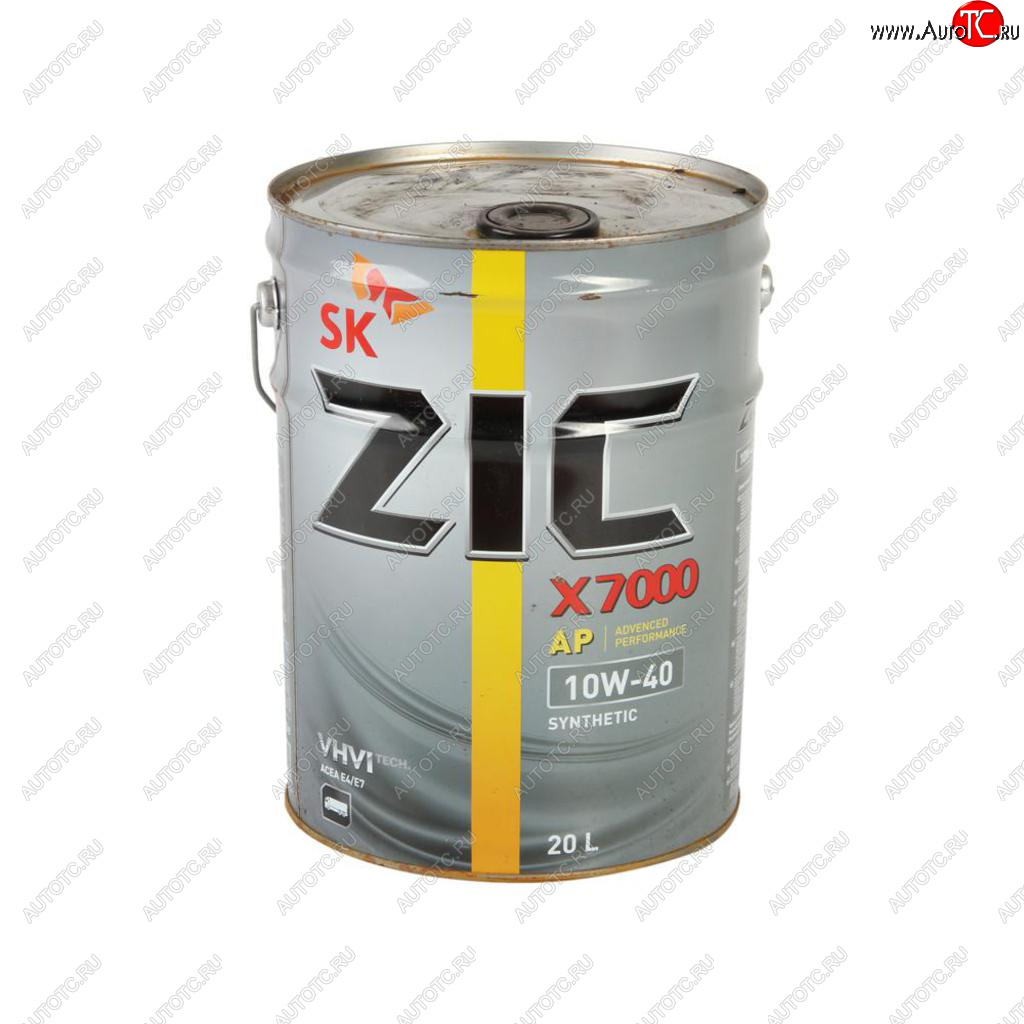16 999 р. Масло дизельное X7000 AP CI-4SLE7E4 10W40 синт.20л ZIC ZIC 192606  с доставкой в г. Майкоп