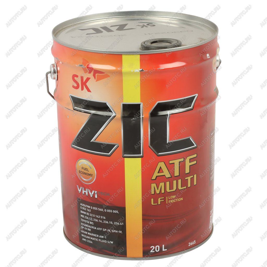 15 899 р. Масло трансмиссионное ATF Multi LF синт.20л ZIC ZIC 192665  с доставкой в г. Майкоп