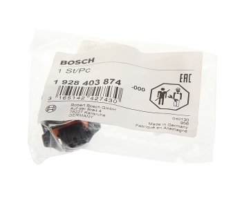 359 р. Разъем BMW 5 (E39),7 (E38),X5 (E53) электрический (корпус) BOSCH BOSCH 1928403874  с доставкой в г. Майкоп. Увеличить фотографию 3