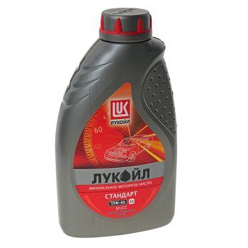 349 р. Масло моторное СТАНДАРТ SFCC 15W40 мин.1л ЛУКОЙЛ LUKOIL 19434  с доставкой в г. Майкоп. Увеличить фотографию 1