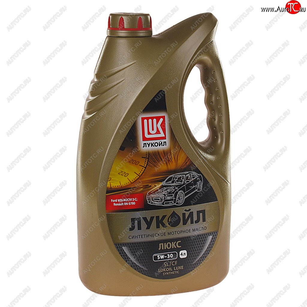 2 499 р. Масло моторное ЛЮКС A5B5A1B1SLCF 5W30 синт.4л ЛУКОЙЛ LUKOIL 196256  с доставкой в г. Майкоп