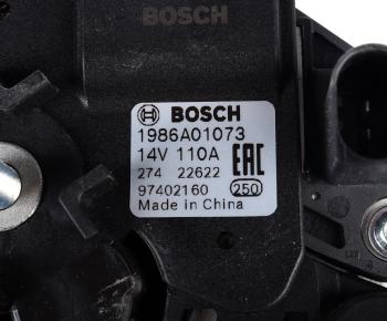 27 549 р. Генератор VW Polo (10-) SKODA Rapid (12-) BOSCH BOSCH 1986a01073  с доставкой в г. Майкоп. Увеличить фотографию 5