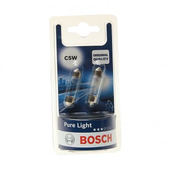 149 р. Лампа 12V C5W SV8.5-8 блистер (2шт.) Pure Light BOSCH BOSCH 1987301004  с доставкой в г. Майкоп. Увеличить фотографию 1