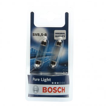 158 р. Лампа 12V C10W SV8.5-8 блистер (2шт.) Pure Light BOSCH BOSCH 1987301014  с доставкой в г. Майкоп. Увеличить фотографию 1
