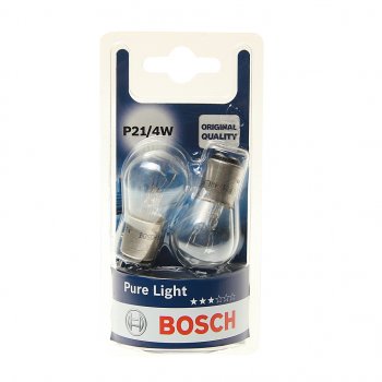 247 р. Лампа 12V P214W BAZ15d блистер (2шт.) Pure Light BOSCH BOSCH 1987301015  с доставкой в г. Майкоп. Увеличить фотографию 1