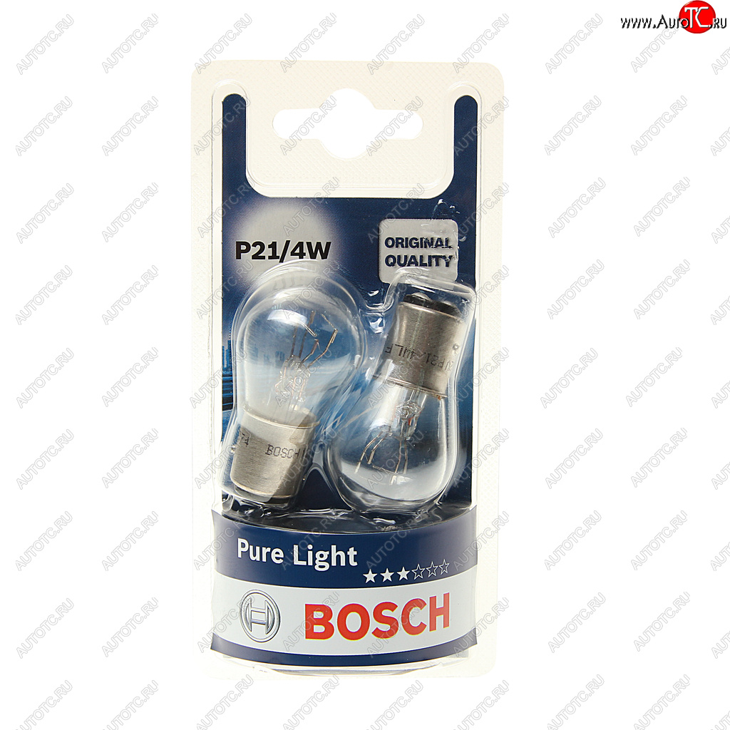 247 р. Лампа 12V P214W BAZ15d блистер (2шт.) Pure Light BOSCH BOSCH 1987301015  с доставкой в г. Майкоп