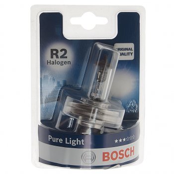 181 р. Лампа 12V R2 4540W P45t блистер (1шт.) Pure Light BOSCH BOSCH 1987301021  с доставкой в г. Майкоп. Увеличить фотографию 1