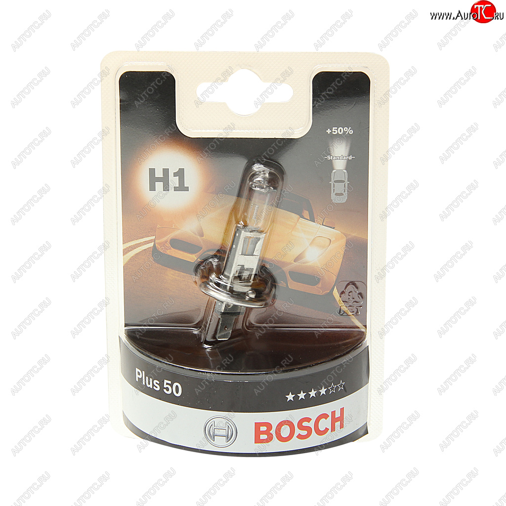 275 р. Лампа 12V H1 55W P14.5s +50% блистер (1шт.) Plus 50 BOSCH BOSCH 1987301041  с доставкой в г. Майкоп