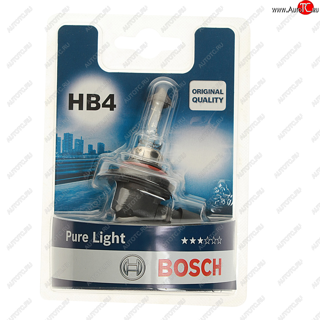 519 р. Лампа 12V HB4 51W P22d блистер (1шт.) Pure Light BOSCH BOSCH 1987301063  с доставкой в г. Майкоп