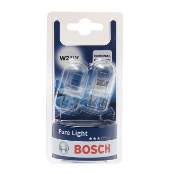 479 р. Лампа 12V W21W W3х16d блистер (2шт.) Pure Light BOSCH BOSCH 1987301096  с доставкой в г. Майкоп. Увеличить фотографию 1