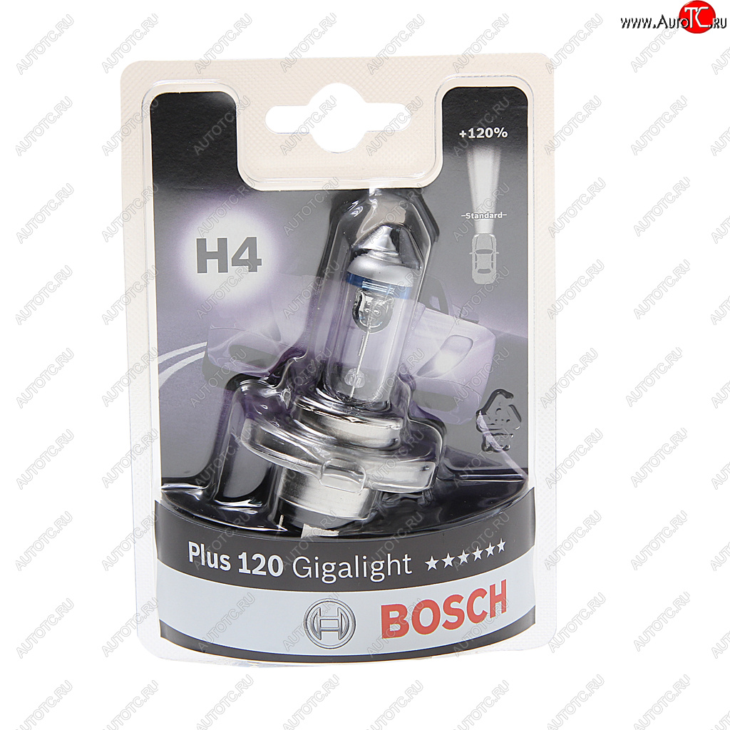619 р. Лампа 12V H4 6055W P43t +120% блистер (1шт.) Gigalight Plus 120 BOSCH BOSCH 1987301109  с доставкой в г. Майкоп