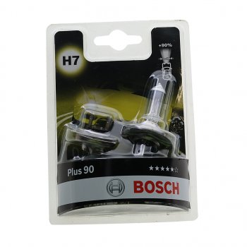 1 359 р. Лампа 12V H7 55W PX26d +90% блистер (2шт.) Plus 90 BOSCH BOSCH 1987301423  с доставкой в г. Майкоп. Увеличить фотографию 1