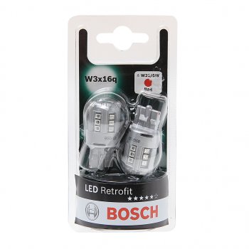 1 689 р. Лампа светодиодная 12V W215W W2.5х16q блистер (2шт.) Retrofit BOSCH BOSCH 1987301525  с доставкой в г. Майкоп. Увеличить фотографию 1