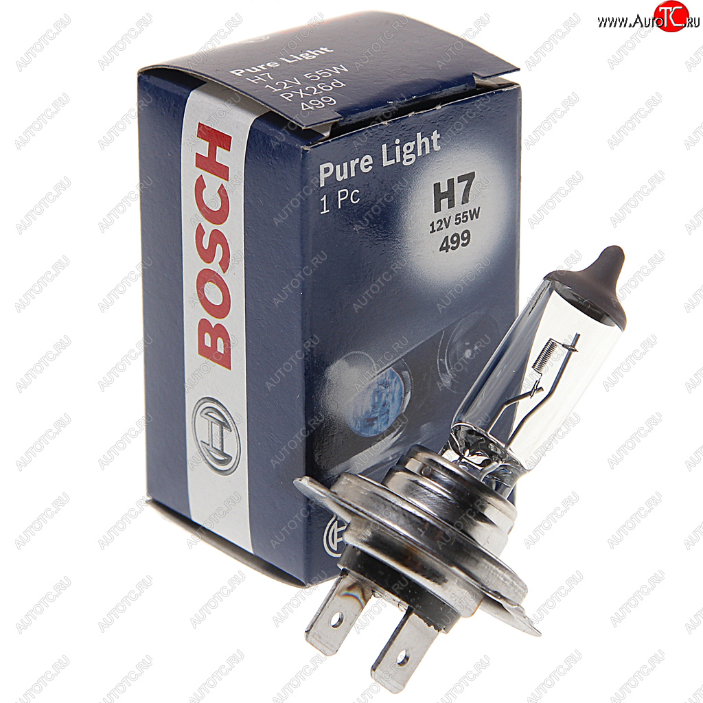 319 р. Лампа 12V H7 55W PX26d Pure Light BOSCH BOSCH 1987302071  с доставкой в г. Майкоп