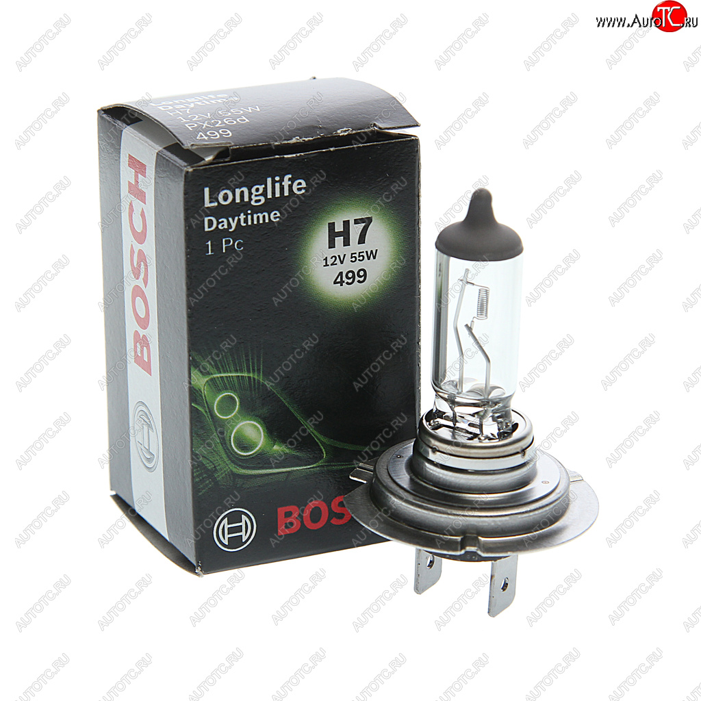 439 р. Лампа 12V H7 55W PX26d Longlife Daytime BOSCH BOSCH 1987302078  с доставкой в г. Майкоп