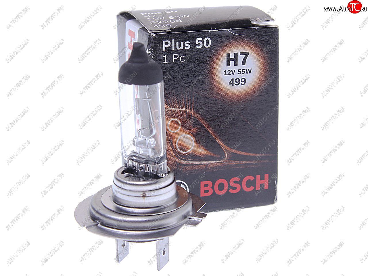 579 р. Лампа 12V H7 55W PX26d +50% Plus 50 BOSCH BOSCH 1987302079  с доставкой в г. Майкоп
