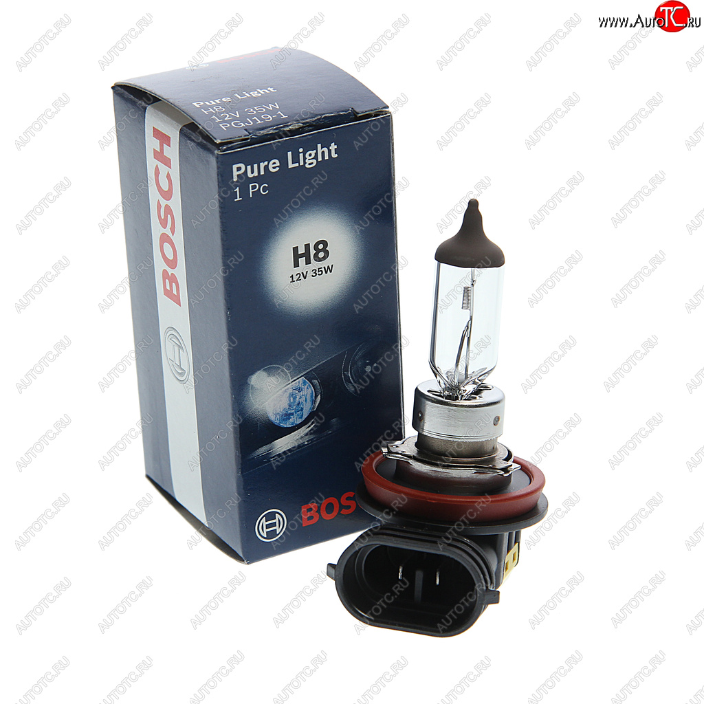 759 р. Лампа 12V H8 35W PGJ19 Pure Light BOSCH BOSCH 1987302081  с доставкой в г. Майкоп