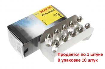 48 р. Лампа 12V C5W SV8.5-8 35мм Pure Light BOSCH BOSCH 1987302211  с доставкой в г. Майкоп. Увеличить фотографию 2