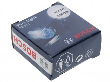 76 р. Лампа 12V 2W BX8.4d Pure Light BOSCH BOSCH 1987302236  с доставкой в г. Майкоп. Увеличить фотографию 3