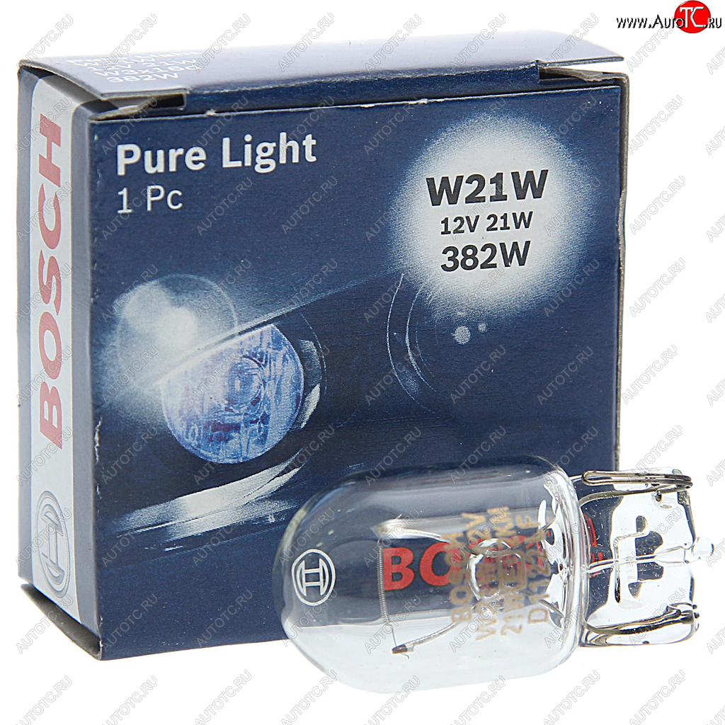 202 р. Лампа 12V W21W W3х16d Pure Light BOSCH BOSCH 1987302251  с доставкой в г. Майкоп