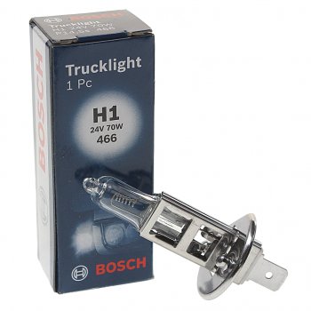 257 р. Лампа 24V H1 70W P14.5s Trucklight BOSCH BOSCH 1987302411  с доставкой в г. Майкоп. Увеличить фотографию 1