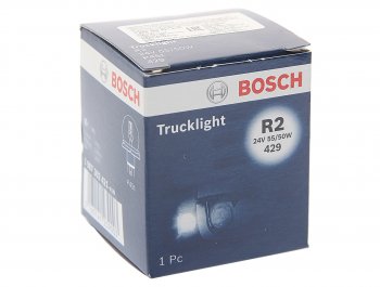 214 р. Лампа 24V R2 5550W P45t Trucklight BOSCH BOSCH 1987302421  с доставкой в г. Майкоп. Увеличить фотографию 3