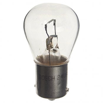 55 р. Лампа 24V P21W BA15s Trucklight BOSCH BOSCH 1987302501  с доставкой в г. Майкоп. Увеличить фотографию 1