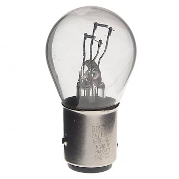 65 р. Лампа 24V P215W BAY15d Trucklight BOSCH BOSCH 1987302524  с доставкой в г. Майкоп. Увеличить фотографию 1