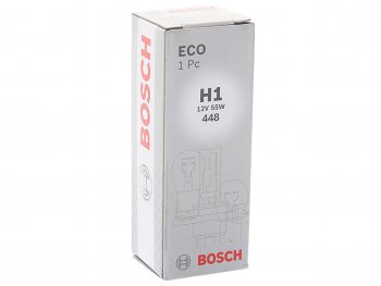 111 р. Лампа 12V H1 55W P14.5s Eco BOSCH BOSCH 1987302801  с доставкой в г. Майкоп. Увеличить фотографию 3