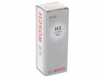 105 р. Лампа 12V H3 55W РK22s Eco BOSCH BOSCH 1987302802  с доставкой в г. Майкоп. Увеличить фотографию 3