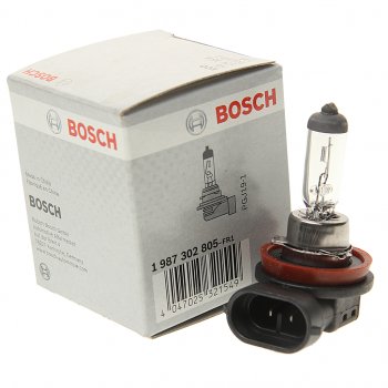 519 р. Лампа 12V H8 35W PGJ19-1 Eco BOSCH BOSCH 1987302805  с доставкой в г. Майкоп. Увеличить фотографию 1
