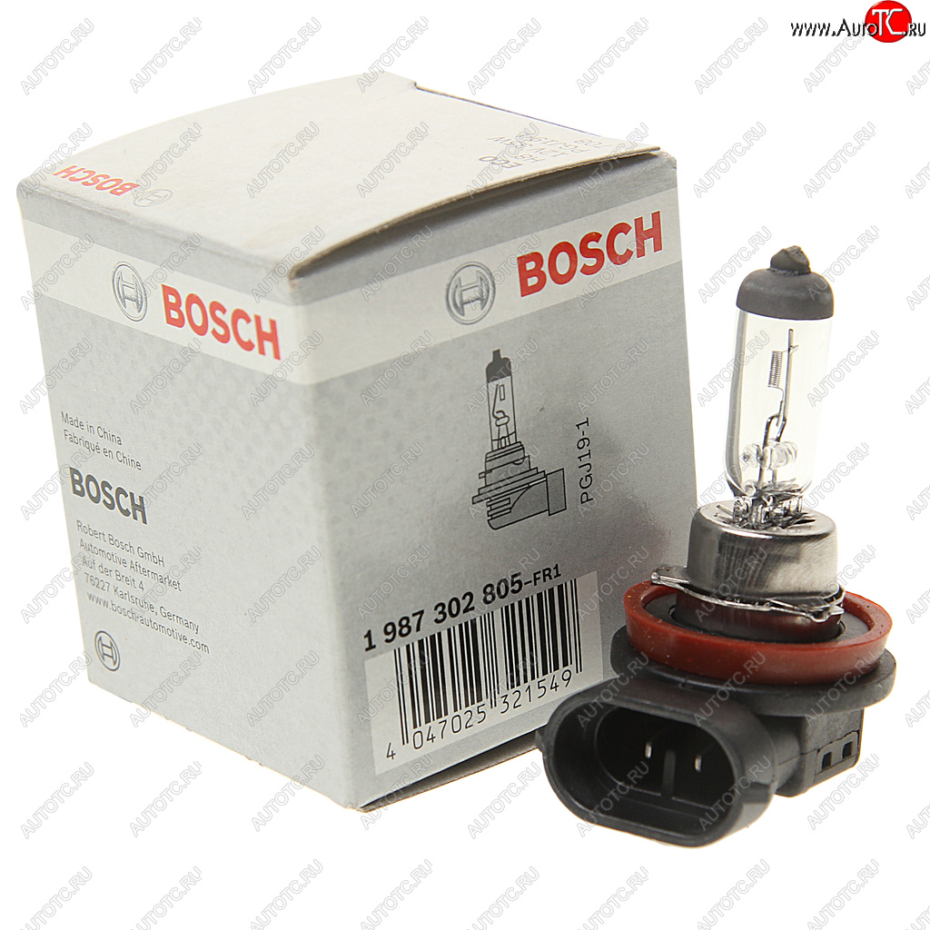 519 р. Лампа 12V H8 35W PGJ19-1 Eco BOSCH BOSCH 1987302805  с доставкой в г. Майкоп