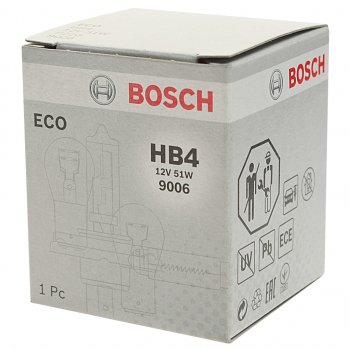 299 р. Лампа 12V HB4 51W P22d Eco BOSCH BOSCH 1987302808  с доставкой в г. Майкоп. Увеличить фотографию 3