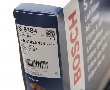 979 р. Фильтр воздушный MAZDA 3 (03-) (1.4/1.6) BOSCH BOSCH 1987429184 BOSCH 1987429184  с доставкой в г. Майкоп. Увеличить фотографию 2