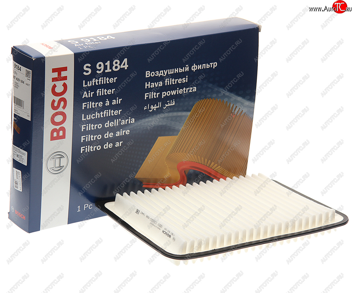 979 р. Фильтр воздушный MAZDA 3 (03-) (1.4/1.6) BOSCH BOSCH 1987429184 BOSCH 1987429184  с доставкой в г. Майкоп