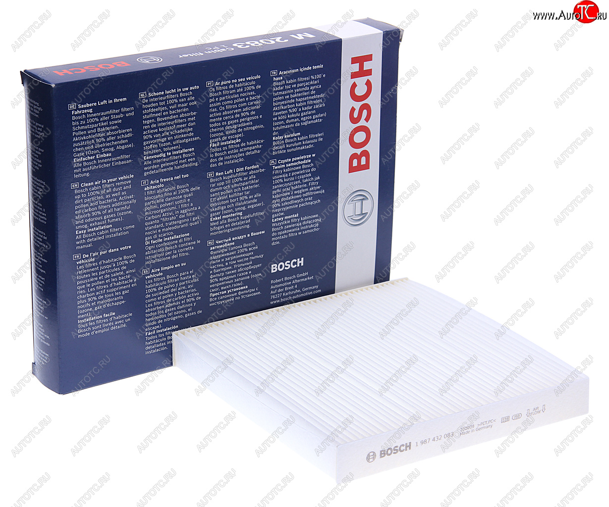 549 р. Фильтр воздушный салона PEUGEOT Partner (96-) CITROEN Berlingo (96-) BOSCH BOSCH 1987432083  с доставкой в г. Майкоп