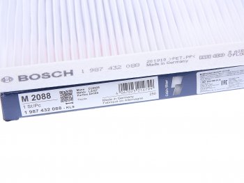 669 р. Фильтр воздушный салона TOYOTA Avensis (03-),Corolla (02-),Rav 4 BOSCH BOSCH 1987432088 BOSCH 1987432088  с доставкой в г. Майкоп. Увеличить фотографию 2