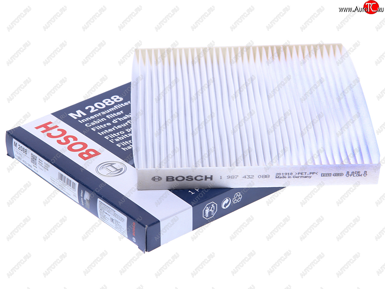 669 р. Фильтр воздушный салона TOYOTA Avensis (03-),Corolla (02-),Rav 4 BOSCH BOSCH 1987432088 BOSCH 1987432088  с доставкой в г. Майкоп