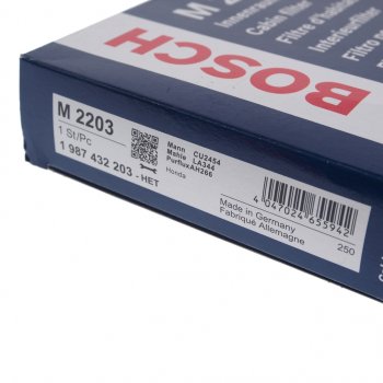 949 р. Фильтр воздушный салона HONDA Civic 5D (05-) BOSCH BOSCH 1987432203 BOSCH 1987432203  с доставкой в г. Майкоп. Увеличить фотографию 2